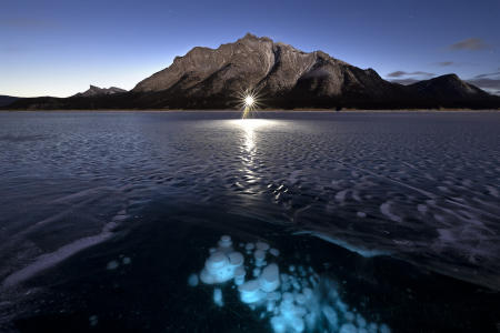 Abraham Lake, Ice Bubbles
