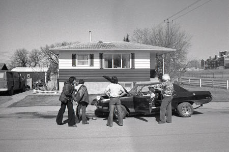 Car Problems - Westmount School Ave K & Rusholme Rd. Saskatoon 1977