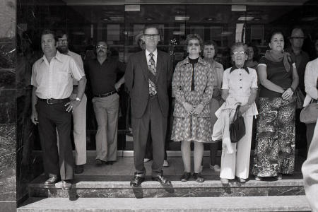 Parade Watching from City Hall Saskatoon,Sk 1977