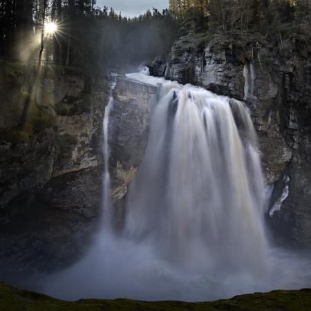 Johnston Canyon, Upper Falls